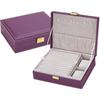 High Face Value Luxury Jewelry Storage Box Multifunction Earrings Necklace Rings Storage Box Pure Color Jewelry Display Boxes