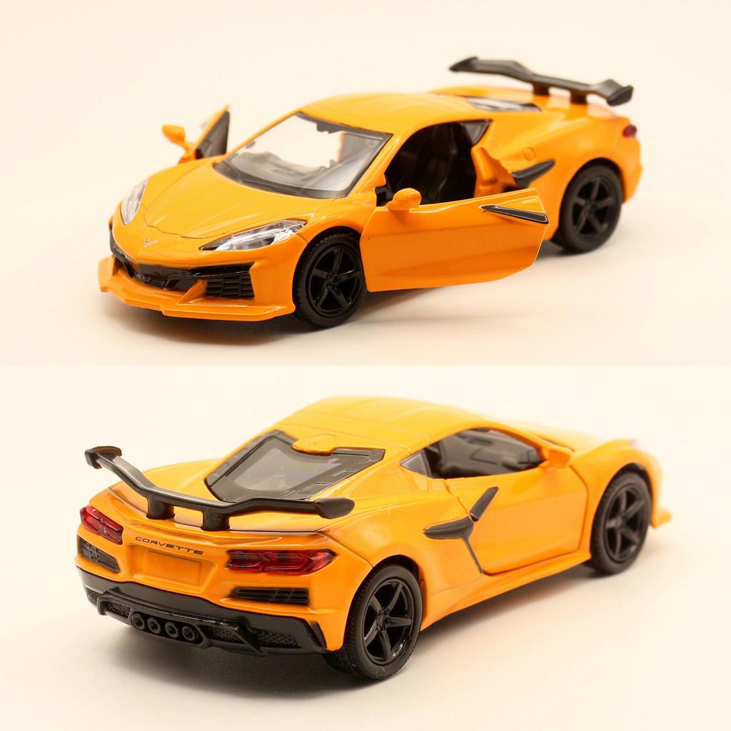 Model Alloy Chevrolet Corvette Z06 Sports Car Toy With Opening Doors For Kids