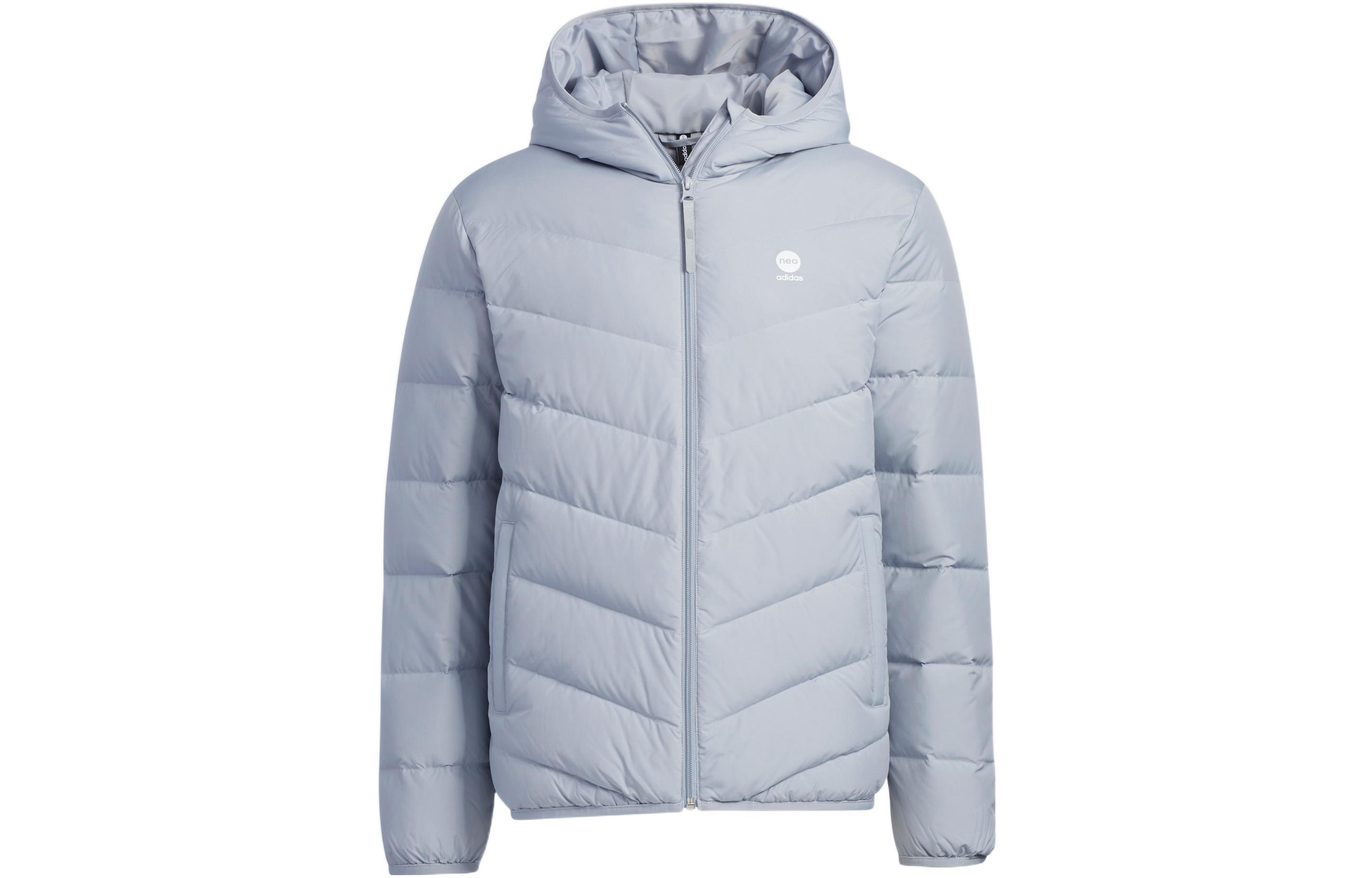 Adidas Neo Down Jacket Unisex Silver Gray HY9637 A/XXS