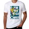 Embrace Chaos Tshirt Basic Solid Tee For Daily Use