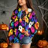 Kids Halloween Print Hoodie Pullover Sweatshirt for Boys Girls Casual Wear