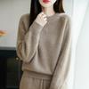 Women Sweater 100% Wool MODERN NEW SAGA O-neck Knit Pullover Thick Winter Jumpers Female Knit Tops