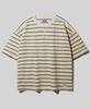 PUNCHLINE Roy Stripe Short Sleeve Green Isst9199