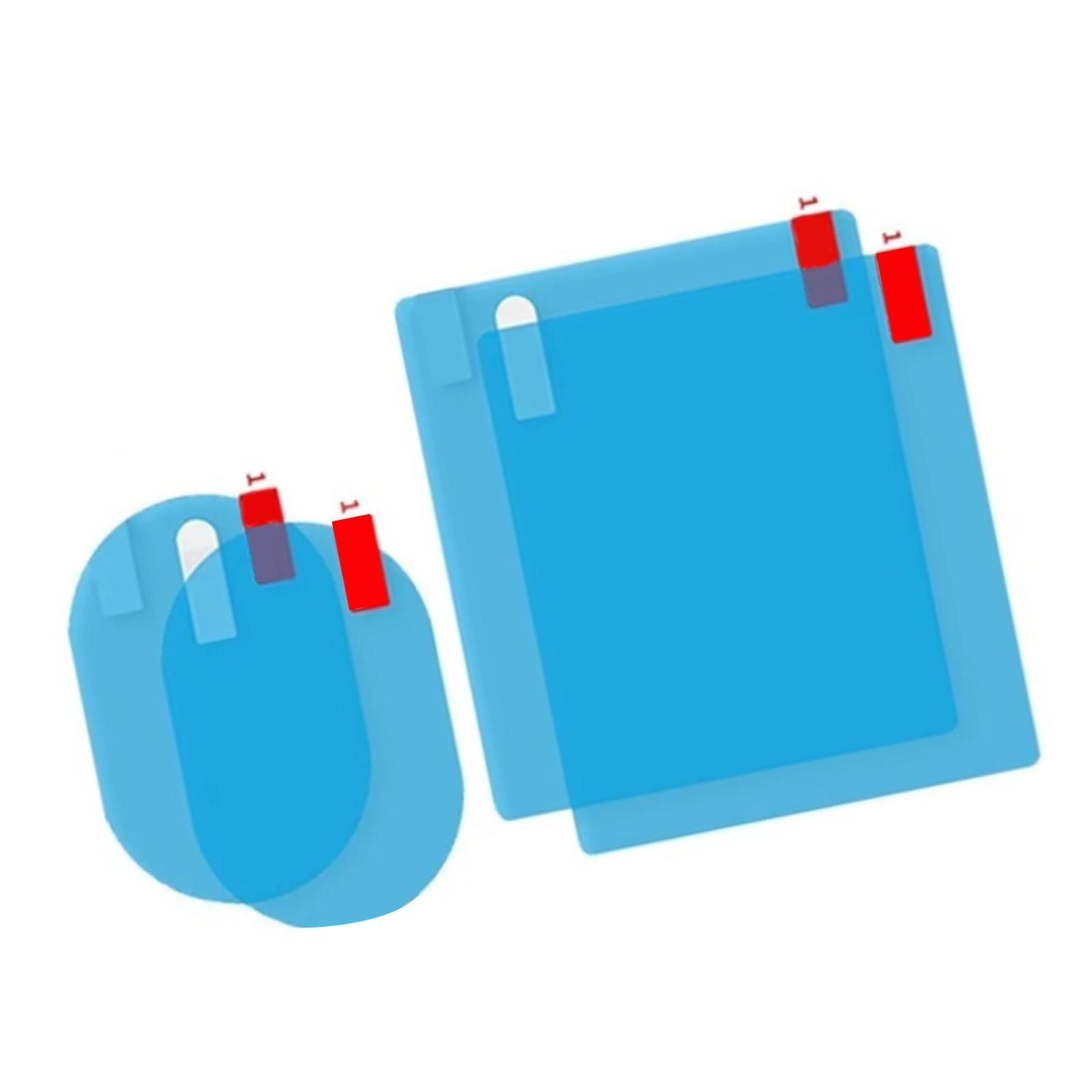 

Car Rearview Mirror Waterproof Film Clear Vision High Clarity Lightweight Thin Side Window синий