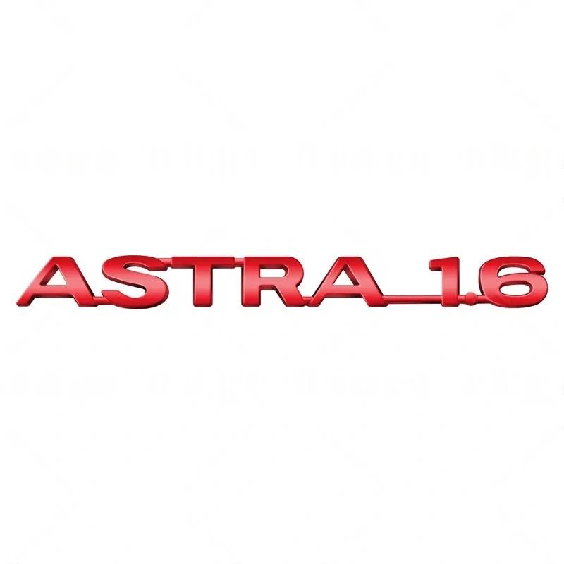 Insignia Cromada Metálica 3D Letras 1.8-16V Pegatina Emblema para Maletero Trasero Guardabarros de Coche Para Vauxhall Astra 1.6 Zafira Optima Corsa Accesorios