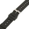 Timex Men's Resin Performance Sport Black Replacement Watch Band, Black, 20mm, Sport.