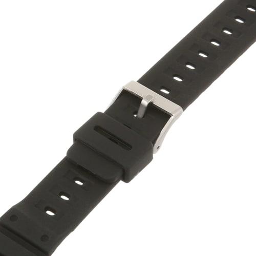 Timex Men's Resin Performance Sport Black Replacement Watch Band, Black, 20mm, Sport.