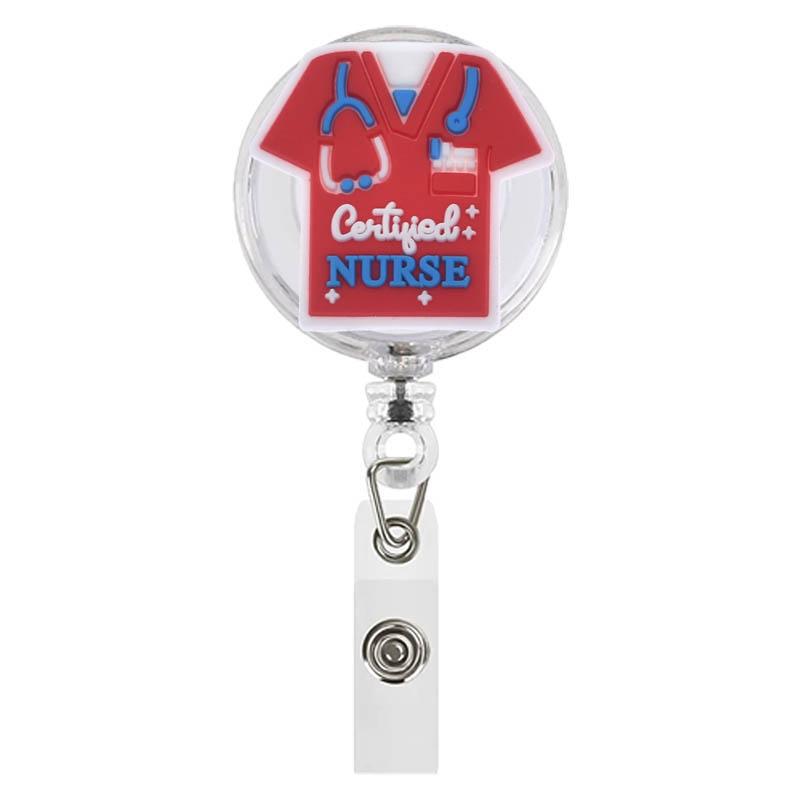 1pc Health Care Retractable Badge Reel Clips for Nurse Doctor Hospital Medical Workers Kawaii Business Card Holder Accessories