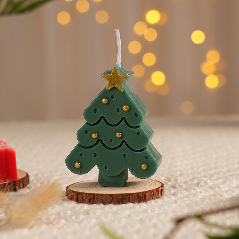Christmas Tree-Shaped Scented Candle Ornament for Festive Decor