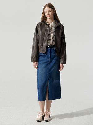 Merci And S Denim Long Skirt_Mb3Dsn1