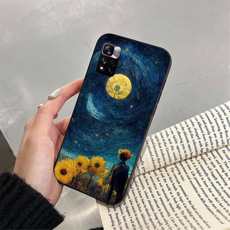 Van Gogh Sternennacht Handyhülle für Xiaomi Redmi note 13 12 11 10 Pro 12S 11S 10S Redmi 10 13C 9C Funda