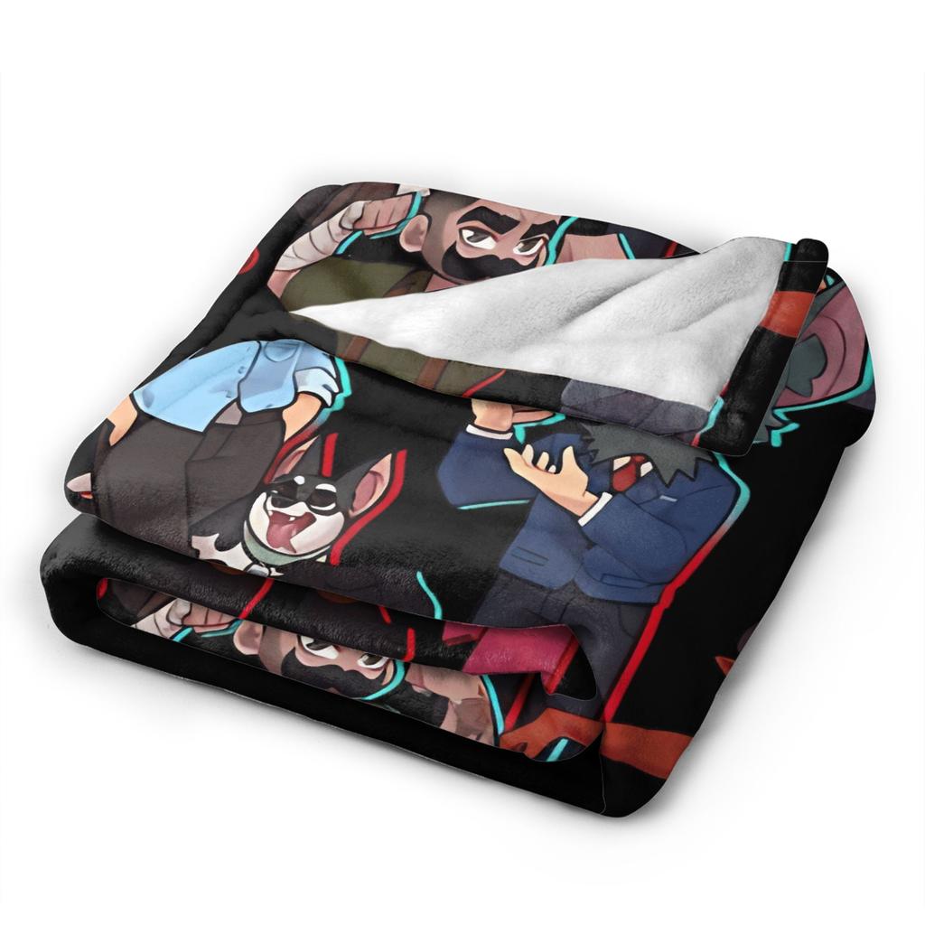 Dispatch Game Blanket  Warm Novelty Plush Bedding Throws For Girls Boys Bedroom Flannel Bedspread Bed Cover