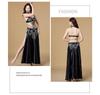 Handmade Beaded Belly Dance Costume Set - Bra & Waistband for Stage or Nightclub