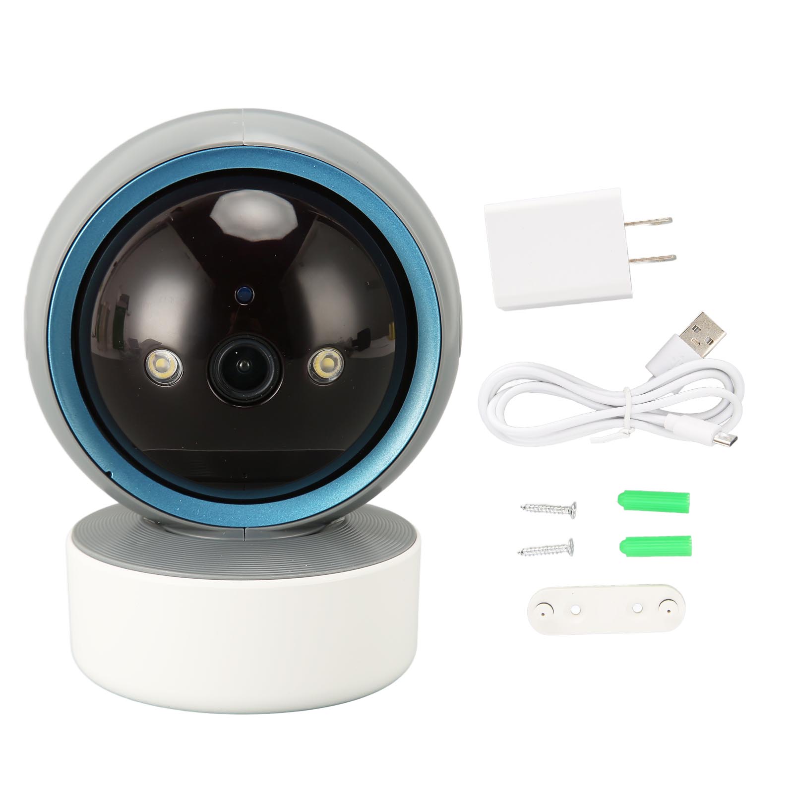 

2K Indoor Camera Night Vision Mode Support Infrared Detection 2.4G Wireless Camera with Two Way US Plug