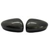 Car Decoration Door Mirror shell For Ford Escape -2024 Glossy Black Carbon Fiber Car Rearview Accessories Upgrade