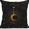 Tarot Printed Line Pillow Cover Moon Star Home Bedroom Sofa Pillow Cushion Cover