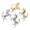 3D Metall Laufendes Pferd Emblem Aufkleber Auto Personalisierter Aufkleber Decal Auto Fenster Karosserie Seite Heck Stoßstange Abzeichen Aufkleber Dekoration