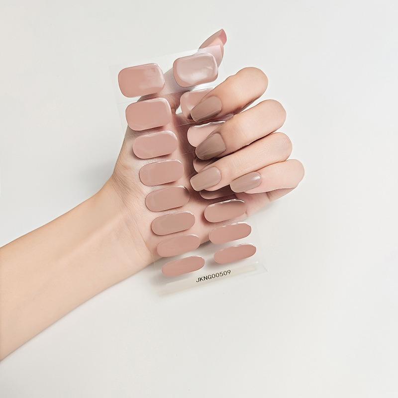 Neue einfarbige Nagelgel-Aufkleber, Nagelaufkleber, Nagelaufkleber, Lichthärtungslampen, Gel-Nagelaufkleber