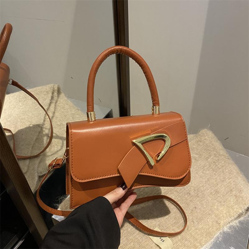 Nischendesign personalisierter Trend kleine quadratische Tasche einfarbig Trend einfache Damentasche Umhängetasche