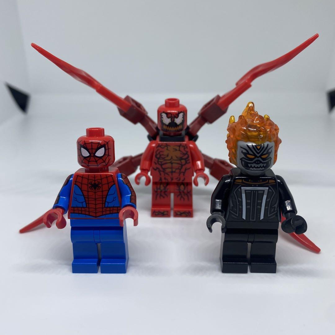 

[USED] LEGO Minifigures Spider-Man Carnage Ghost Rider