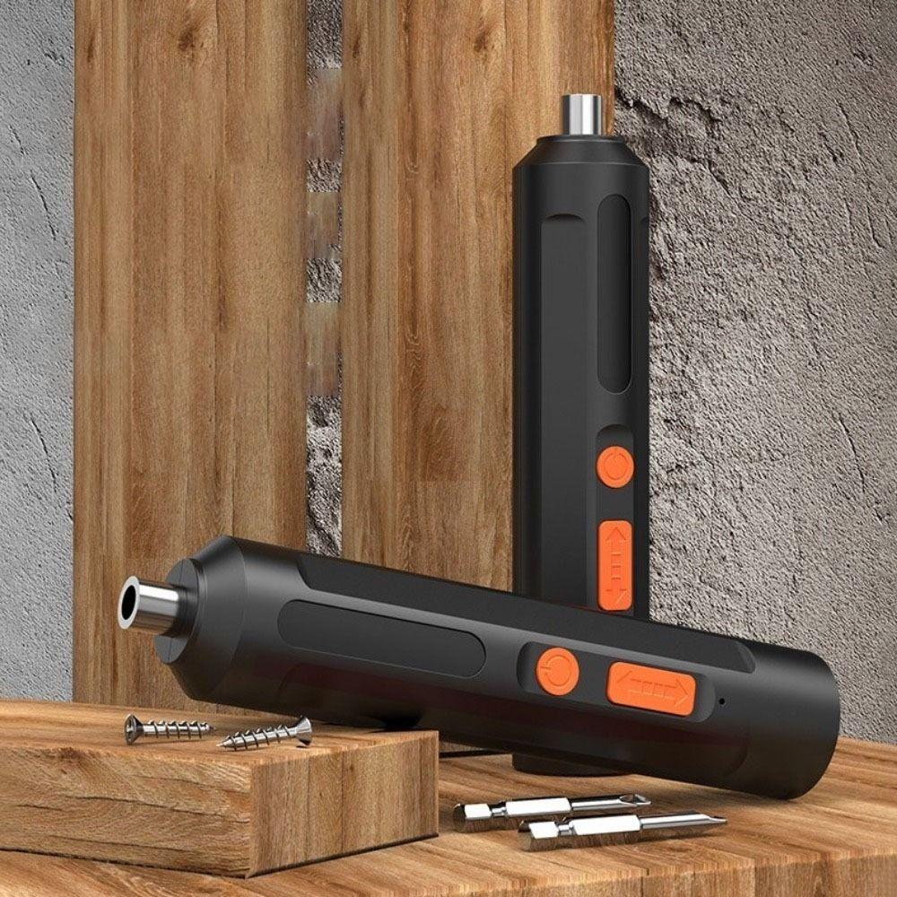 USB Rechargeable Cordless Electric Screwdriver Electric Drill Driver Home Repair Tools