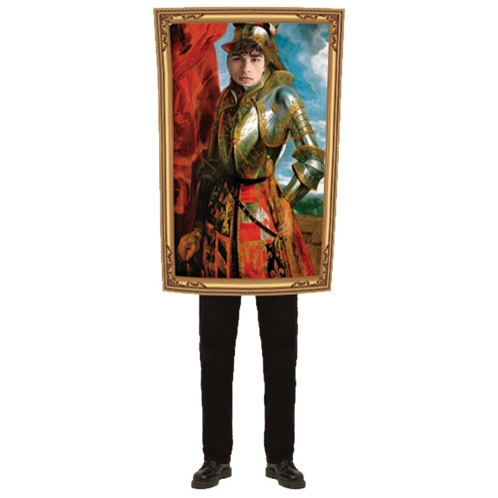 Mona Lisa Cosplay-kostyme med polyesterstoff for Halloween og temafester