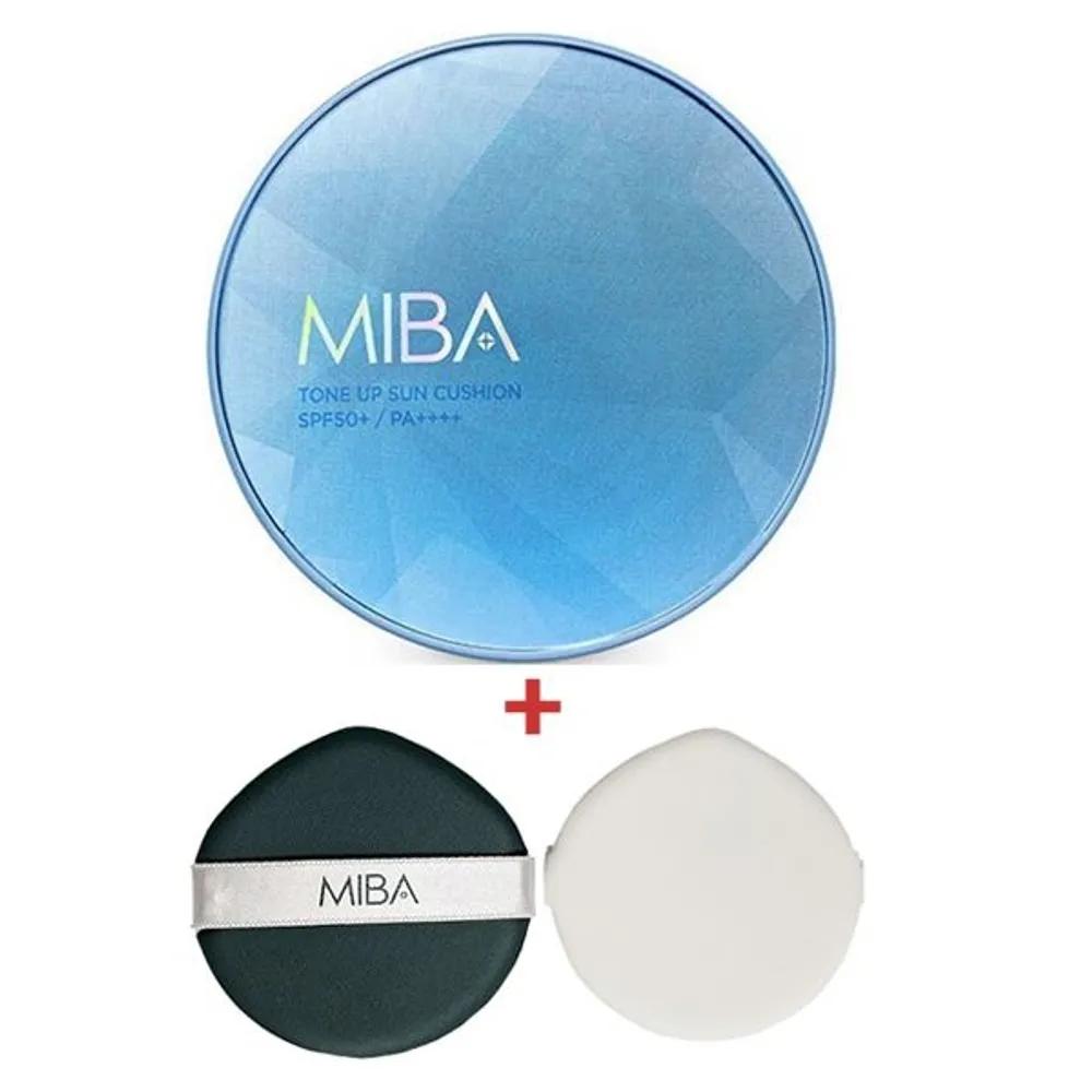 Miba Ionic Calcium Calamine Tone-Up Sun Cushion 25g (Main Product) + 2 Puffs