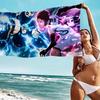 Anime Blue Lock Microfiber Blanket Quick Drying Beach Towels Oversized Printing Super Absorbent Pool Towel Blanket