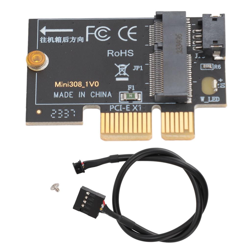 Karta adaptéru M.2 na PCIE X1 Vysokorychlostní přenos dat Zásuvný M.2 na PCI Express X1 Mini