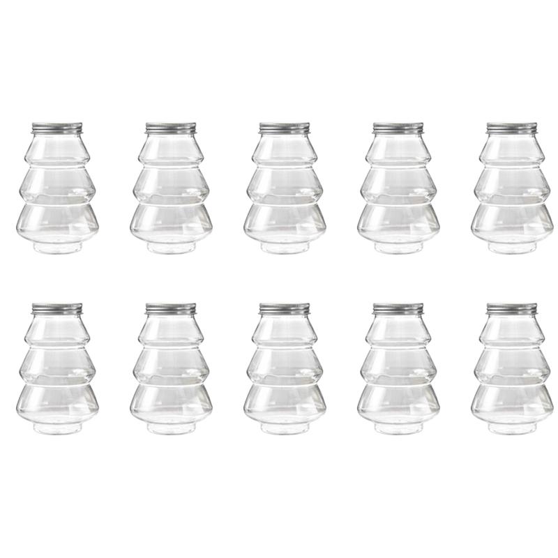 Christmas Tree Candy Jar Children's Gift DIY Gift Candy Biscuit Snack New Year Decoration Box