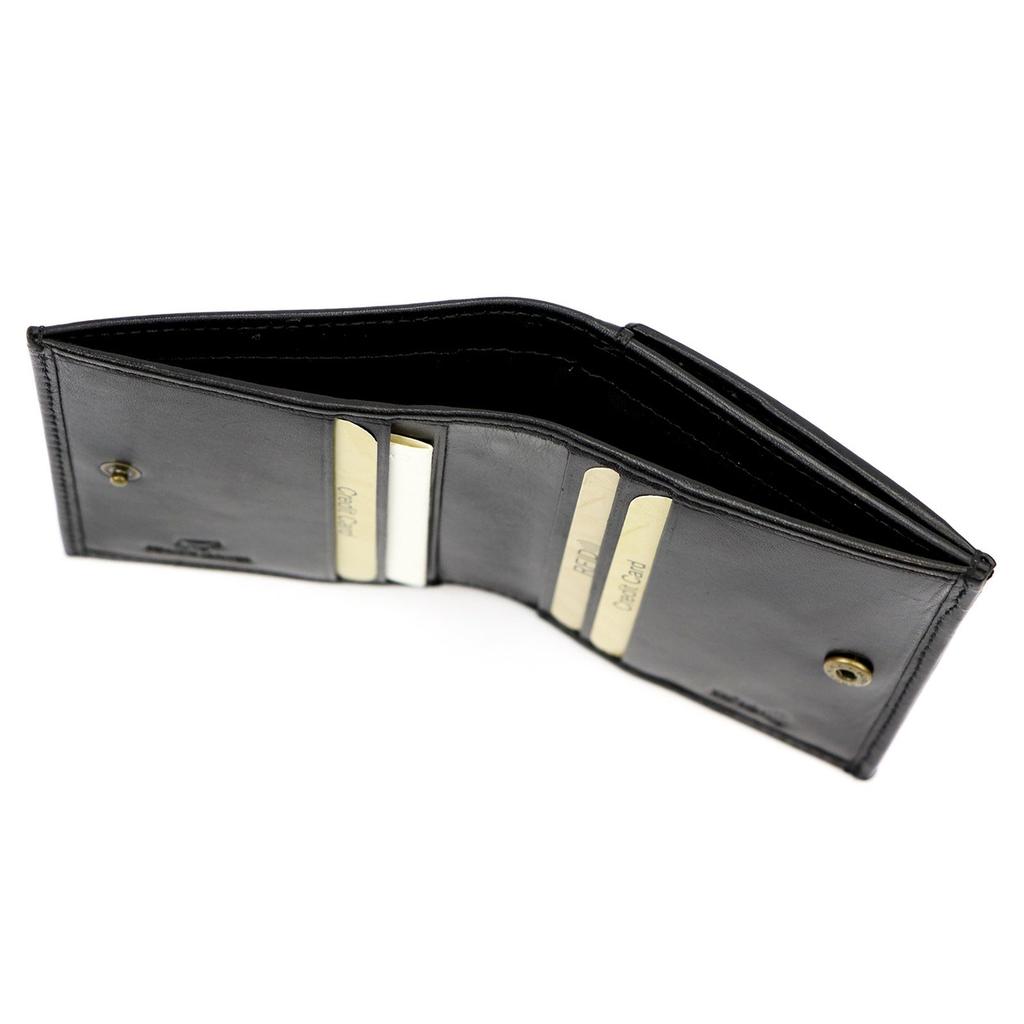Small Elegant Leather Wallet EL FORREST with RFID