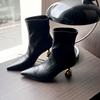 Elegant High Heels Women's Ankle Boots Designer Pointed Toe Heeled Shoes 2025 Fashion Winter Boots New Pumps Chelsea Mujer Botas