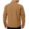 Men's Relaxed-Fit Casual Workwear Long-Sleeve Jacket Shirt