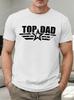 Top Dad Tshirts For Men Funny Dad Tshirt Fathers Day Tees Gifts For Dad Summer Casual Short Sleeve T Shirt Mens Clothing