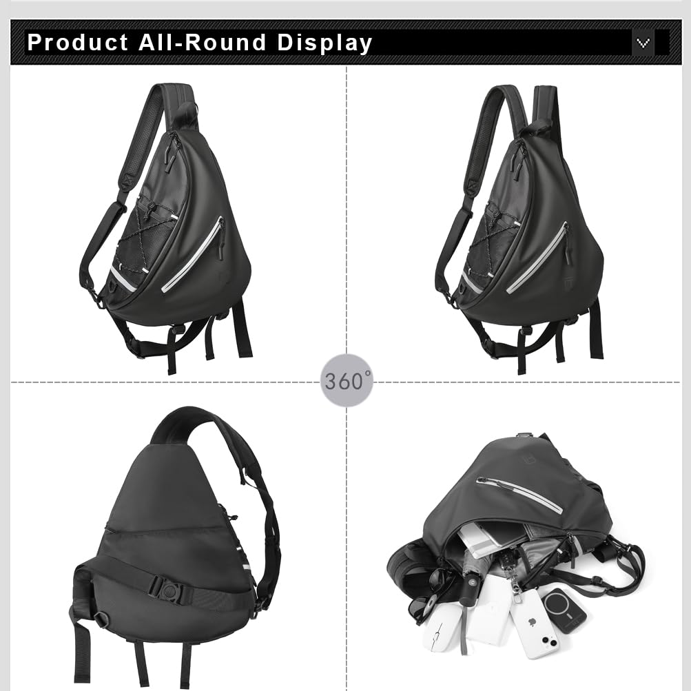 Body Crossbody Shoulder Crossbody One Shoulder Large Outdoors [Artsoso] Rucksack, Bag, Bag, Bag, Men's Bag, Bag, Capacity, Multifunctional,