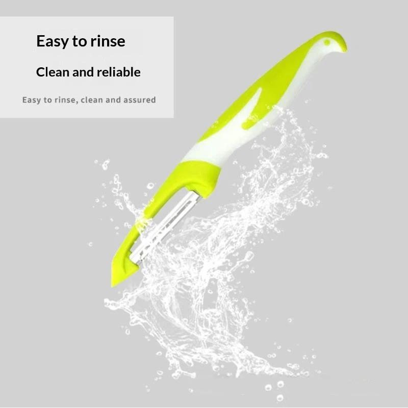 Vegetable Fruit Peelers With Stainless Steel Blades Non Slip Handle For Kitchen Carrot Potato Peeling Slicing