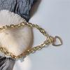 Punk Retro Heart Pendant Choker Collar Hip Hop Chunky Thick Chain Necklace Women Jewelry Gift