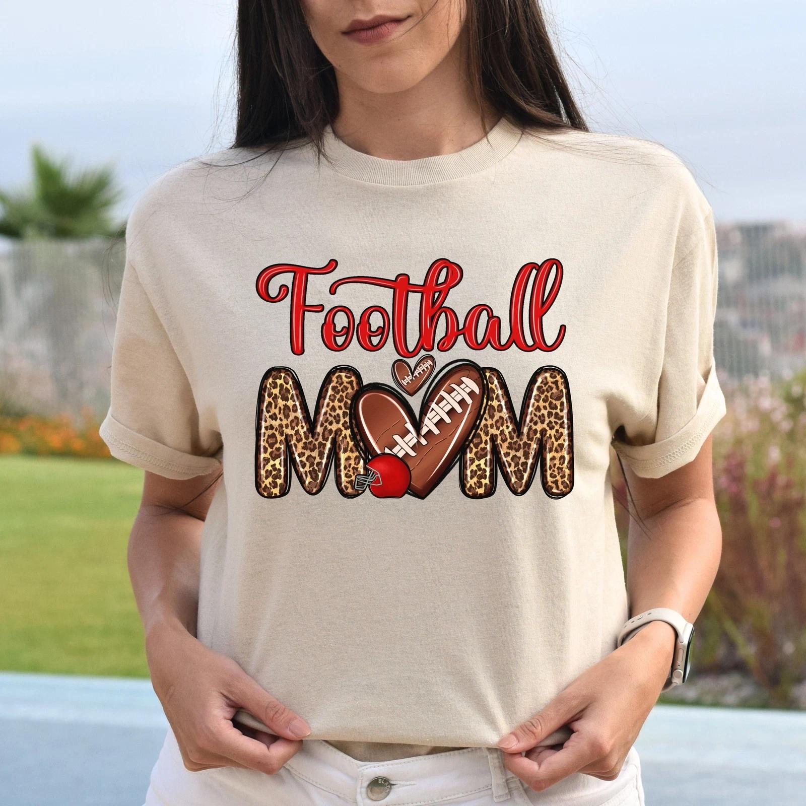 Football mom Unisex t-shirt football player tee football coach gift S