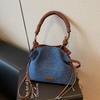 Bucket Bag, A Versatile Single-shoulder Crossbody Bag for Autumn, Is A Niche Design for Commuting