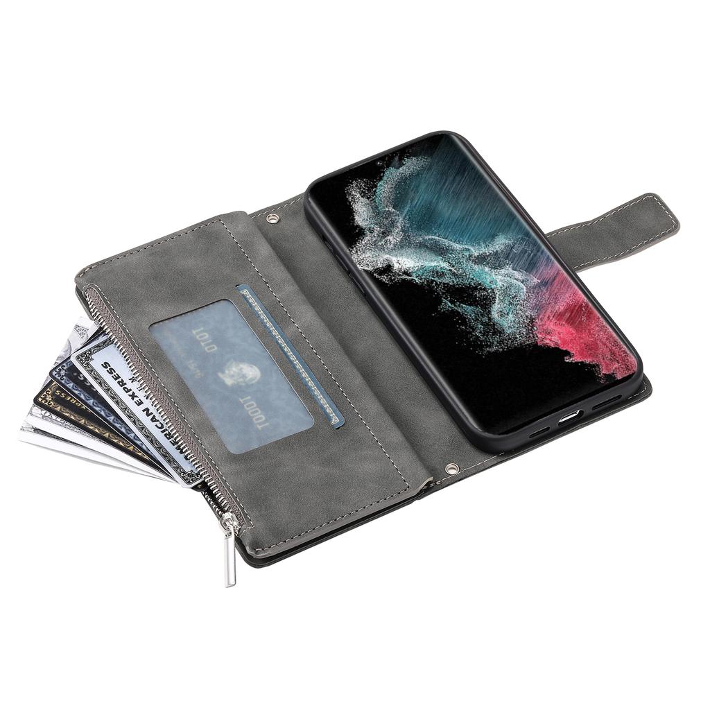 Custodia in Pelle per Samsung Galaxy S26 S24 S25 Ultra S23 S22 Plus FE A15 A35 A55 A05S A57 A37 A17 A16 A36 A56 A26 Portafoglio con Goffratura