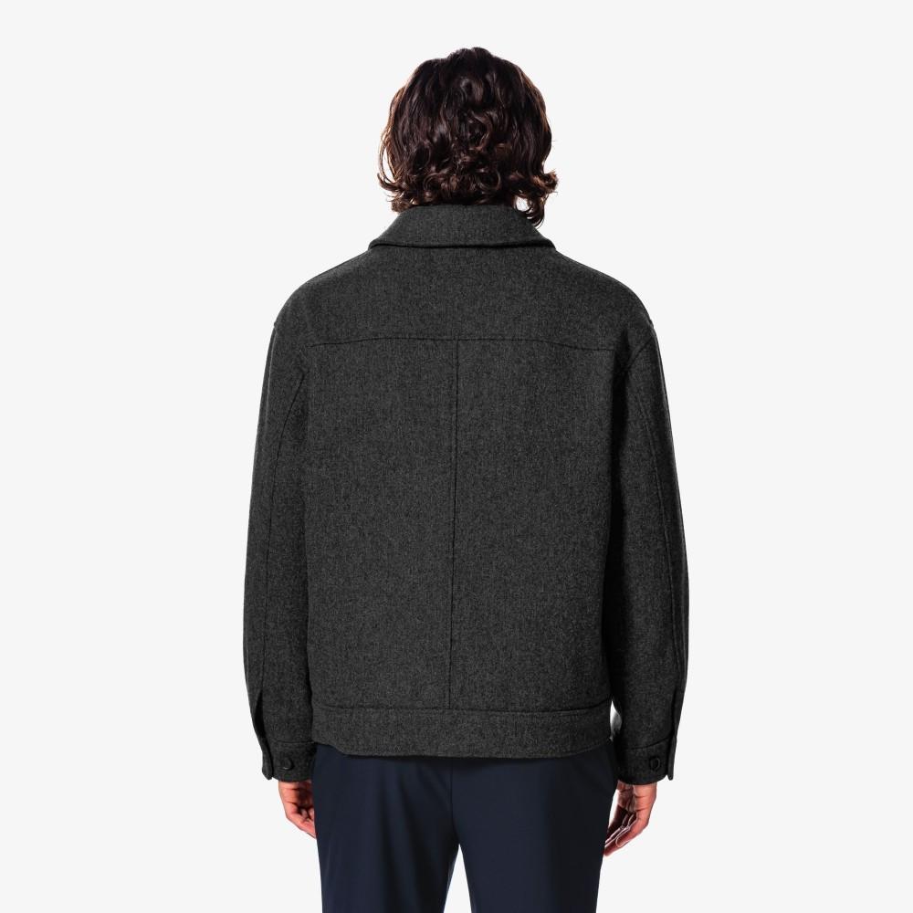Lacoste Men's Quilted Lined Wool Drizzler Jacket BH533E-55NCCA