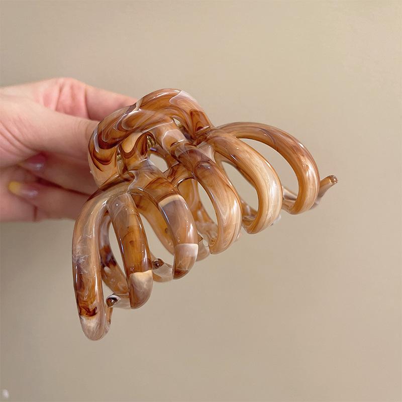 

1 piece of hair clip with high hair volume, women s new high-end style, acetate high-end style, shark clip, disc hair accessory