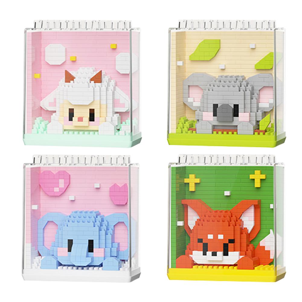 Non-Toxic Block Animals Building Blocks Capybara Tiger Penguin Educational Toy Gift Parent-Child Interaction Stem Learning Toys For Kid