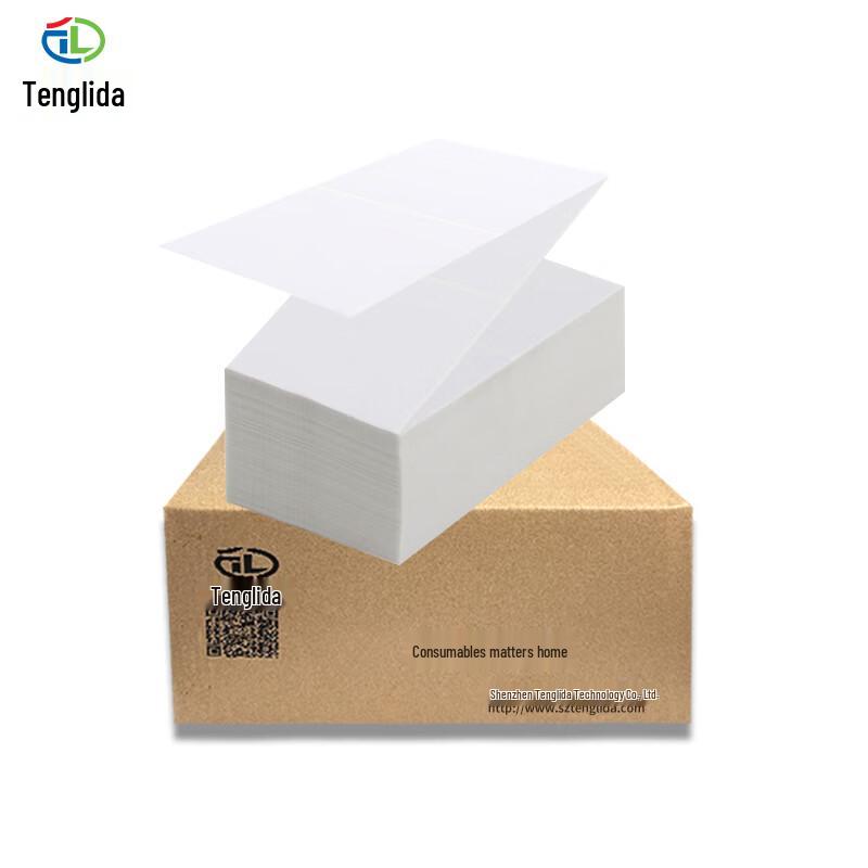 Tenglida Thermal Shipping Label Paper 76x130mm