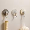 Light Luxury Suction Cup Hooks Heavy-Duty Removable Transparent Multi-Purpose Wall Bathroom Towel Door Sticky Hooks
