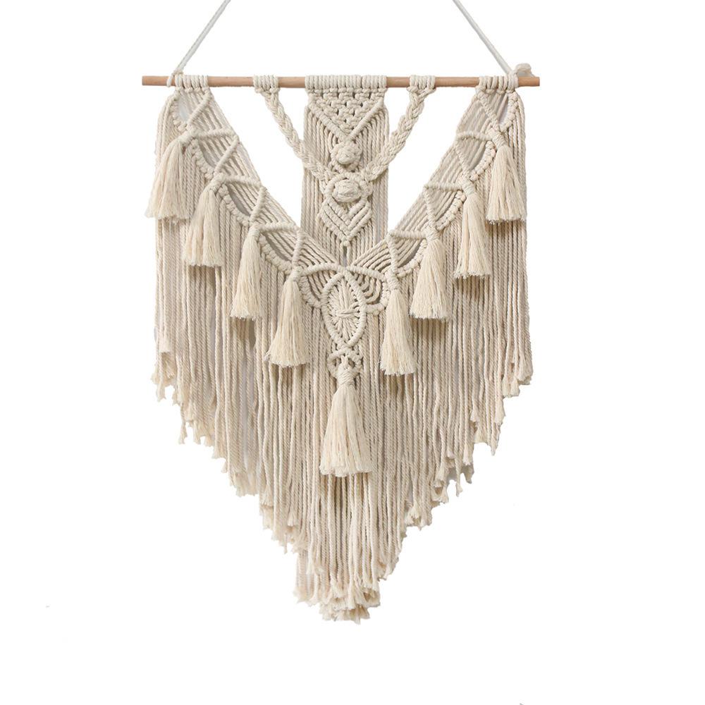 Bohemian Macrame Wall Hanging Tassel Boho Tapestry Hand-Woven For Home Decor Livingroom Bedroom Room House Decoration room decor