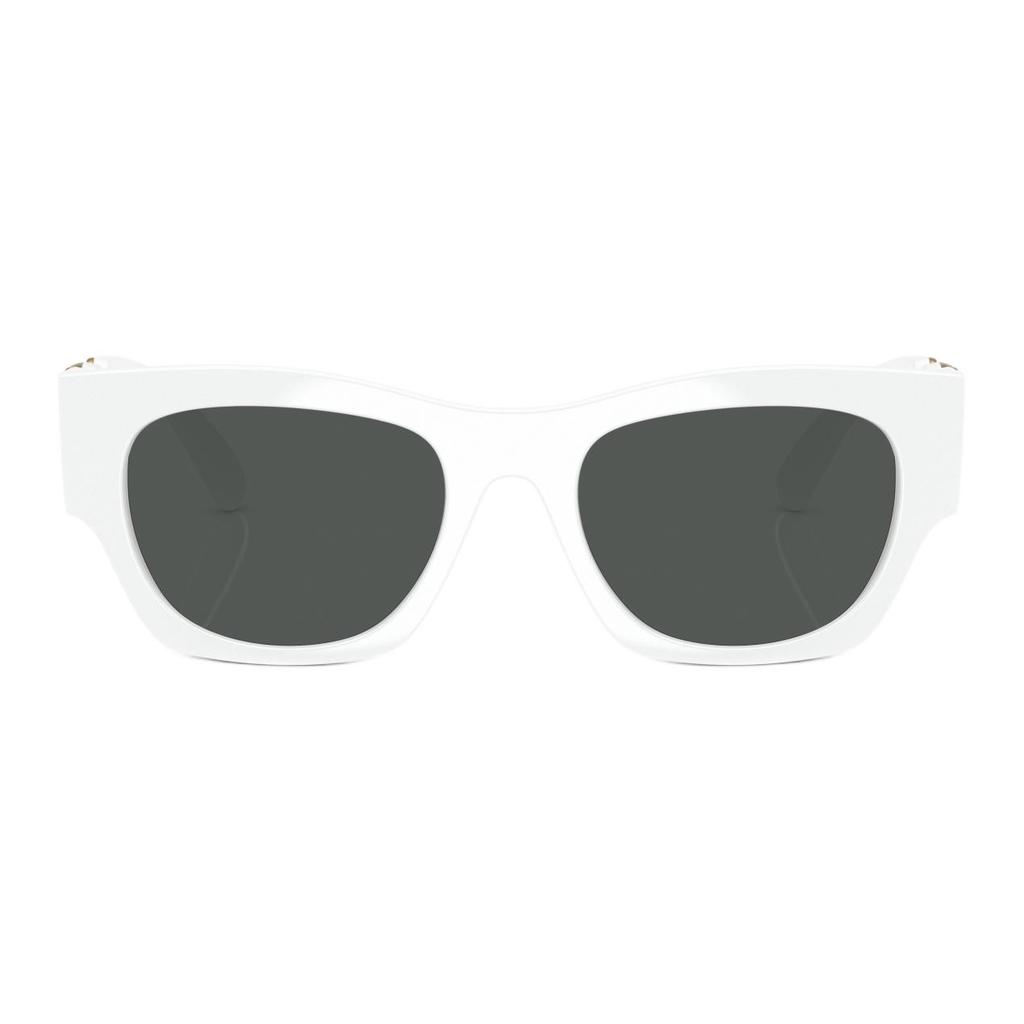 Versace Logo Design Square Sunglasses Unisex sunglasses White 0VE4479U-314/87