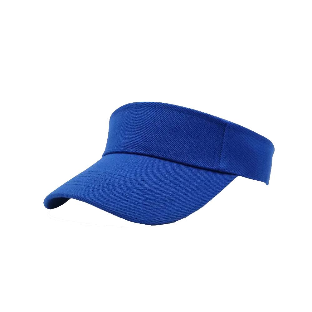 AI-MICH Promotional Multicolor Sun Logo Visor Hat White Plastic Golf Caps Sports Adjustable Visor Hat