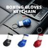 New Leather Boxing Gloves Keychain Boxing Fans Gift Backpack Key Pendant For Gazoo Racing TRD Corolla Yaris Chr Auris