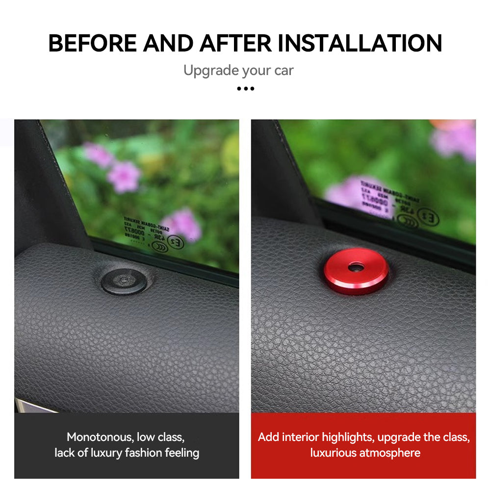 4 bucăți/set șurub ușă mașină blocare știft bază inel decorativ autocolant potrivit pentru Porsche Cayenne Panamera Macan auto accesorii de interior